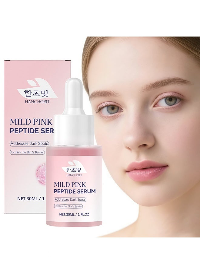 HANCHOBIT Peptide Dark Spot Correction: Infused with gentle pink peptide complex to fade dark spots, post-acne marks, and uneven tone for a brighter, more even complexion. - Image 1